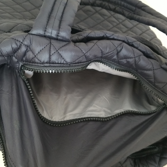 MZ Wallace Black Large Metro Tote Deluxe - with Luggage Opening - Picture 12 of 15